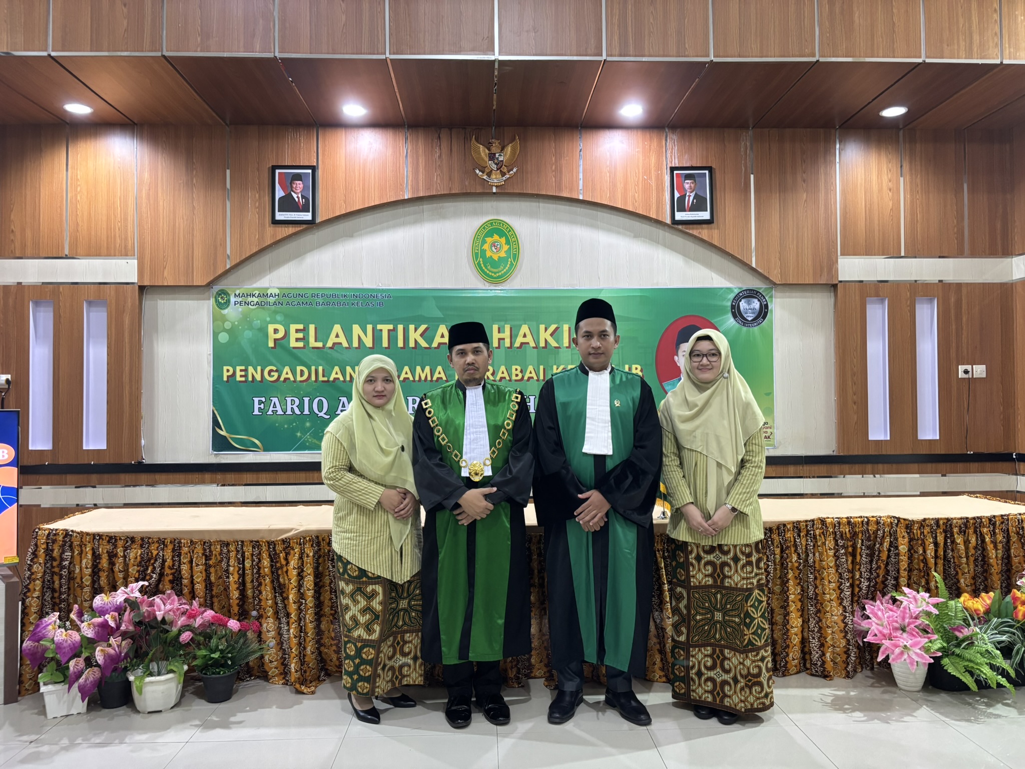 PENGADILAN AGAMA BARABAI KEMBALI MELAKSANAKAN PELANTIKAN HAKIM
