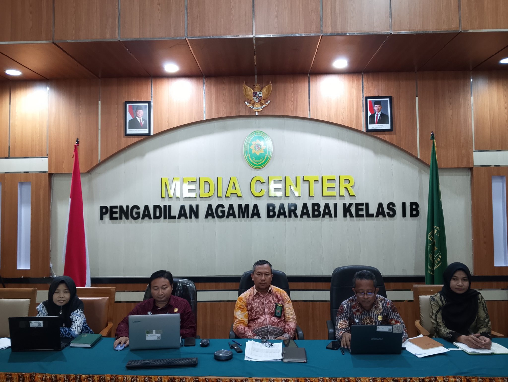 PENGADILAN AGAMA BARABAI IKUTI RAKOR DARING, BAHAS REALISASI DIPA 01 DAN 04